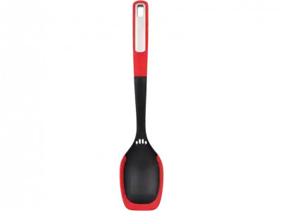 Utensilio - Bergner BG-38870-RD Mars, Cuchara de cocina, 34 cm, Nylon, Negro/Rojo