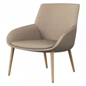 Actiu Noom 10 Sillón de Diseño Profesional Beige