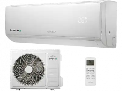 Aire acondicionado - Daitsu ECO DS-18-KDR2, Split 1x1, 4385 fg/h, Inverter, Bomba de calor, Blanco