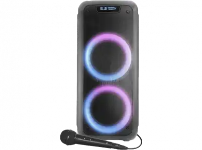 Altavoz de gran potencia - Vieta Pro Party 10, 150 W, Bluetooth 5.0, Micrófono, 9 hs autonomía, Karaoke, Negro