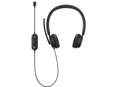 Auriculares - Microsoft Modern USB-C Headset, Micrófono, USB-C, Control volumen, 91 dB, Negro