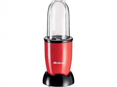 Batidora de vaso - Ariete 559, 250 W, 0.5 l, Cuchillas acero inoxidable, Rojo