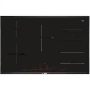 Bosch Placa De Inducción 80cm 5 Fuegos 7400w Flexinduction Negra - Pxv875dv1e