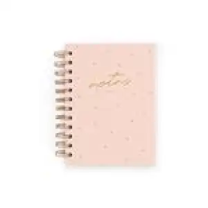 Cuaderno Charuca A6 Rosa Topos Lila punteado