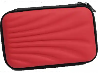 Funda disco duro - Maillon Technologique MTCASE25BLU, 2.5", HDD, PowerBank, Rojo