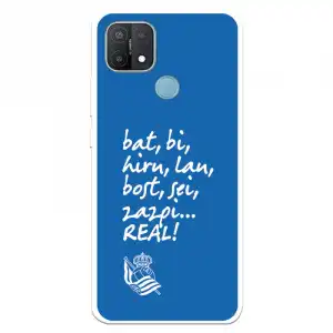 Funda Para Oppo A15 Del Real Sociedad De Fútbol Real Grito Aficion - Licencia Oficial Real Sociedad De Fútbol