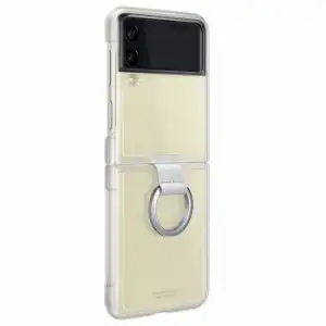 Funda Samsung Galaxy Z Flip 3 Gel Silicona Anillo Original Transparente