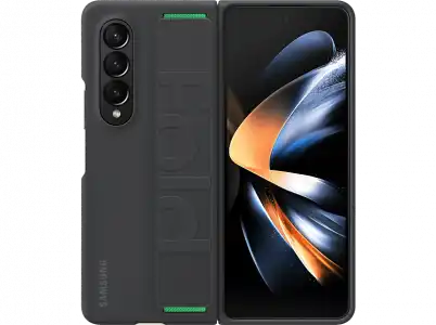 Funda - Samsung, Para Galaxy Z Fold4, De Silicona, Negro