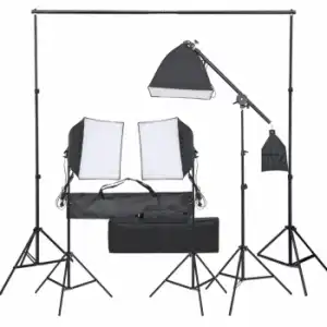 Kit De Estudio Fotográfico Con Set De Luces Vidaxl