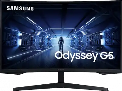 Monitor gaming - Samsung Odyssey G5 LC27G55TQBUXEN, 27", QHD, 1 ms, 144Hz, Negro