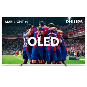 Philips - TV OLED 139cm (55") 55OLED718/12 UHD 4K, Ambilight 3 Lados, Google TV, P5 AI Intelligent, HDR10 / HDR10+, Dolby Vision, Smart TV