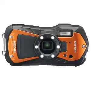 Ricoh - Cámara Compacta WG-80 Naranja