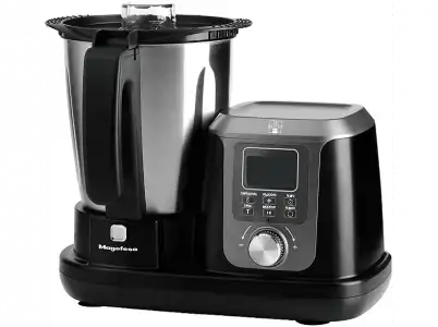 Robot de cocina - Magefesa Magchef MGF4550, Multifunción, 3.30 L, 10 funciones, 1200W, Negro