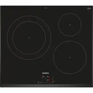 Siemens EH651BJB1E Placa de Inducción 3 Zonas Negro