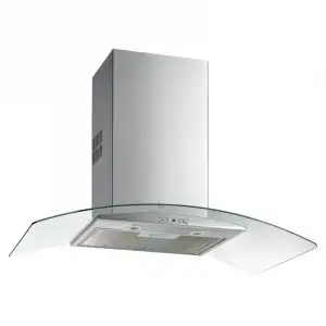 Teka NC 985 Campana Extractora de Pared Acero Inoxidable 90cm A con Ala de Cristal