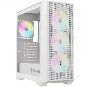 Tempest Fort ARGB ATX Cristal Templado USB 3.0 Blanca