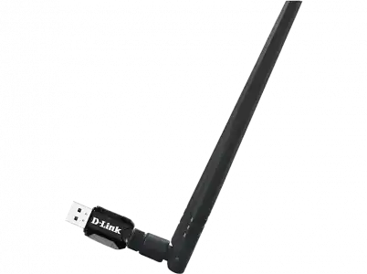 Adaptador Wi-Fi USB - D-Link DWA-137, Doble Antena, 5 dBi, 2 Windows, MacOS y Linux, Negro