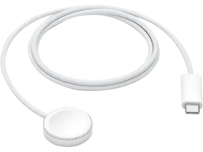 APPLE Cable de Carga magnética rápida a USB‑C para Apple Watch, 1 metro, Blanco