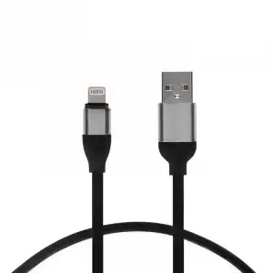 Contact Cable De Carga Y Datos USB-A Lightning 20 W Carga Rápida 1.5m Negro