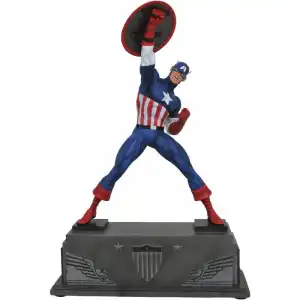 Diamond Capitán America Marvel Premier Collection Estatua Resina 30 cm