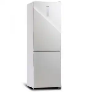 Frigorífico Combi Infiniton Fgc-858gw - Puerta Cristal Blanco, 317 Litros, A++, No Frost, Inverter