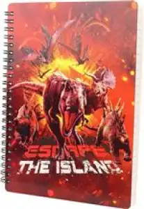 Libreta efecto 3D Jurassic World Escape the island