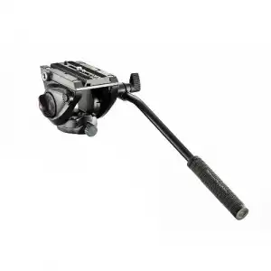 Manfrotto - Rótula 2 way de fluido MVH500AH con zapata rápida 500LONG