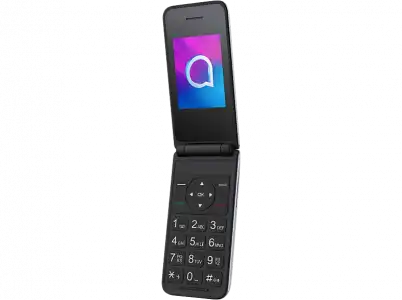 Móvil - Alcatel 3082 4G, Plata metálico, 128 MB ROM, 64 RAM, 2.4" QVGA, 1380 mAh, Thread X