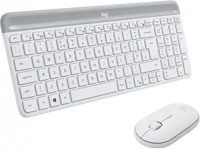 Pack Teclado + Ratón - Logitech MK470, Inalámbrico con receptor USB, Windows, Blanco