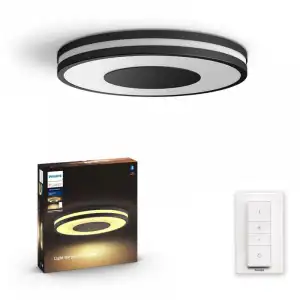 Philips Hue Being White Ambiance Plafón Inteligente 27W Negro + Interruptor Inalámbrico