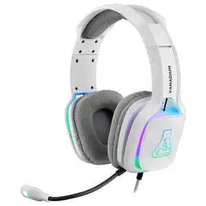 The G-Lab Korp Vanadium Auriculares Gaming RGB Blancos