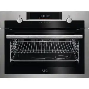 AEG - Horno Compacto Con AssistedCooking, Esmalte De Fácil Limpieza - KEE542260M