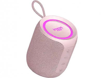 Altavoz inalámbrico - Vieta Pro Easy 2, 20 W, Resistente al agua, Autonomía 12h, BT 5.0, Rosa