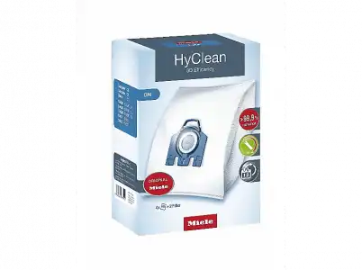 Bolsas de aspirador - Miele GN HyClean 3D Efficiency, 4 bolsas + 2 filtros, 4.5 L