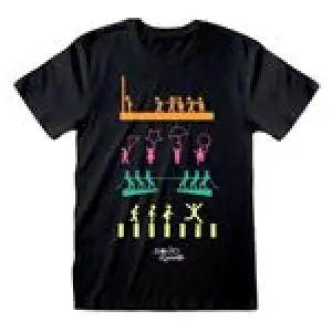 Camiseta El juego del calamar Games L Negro