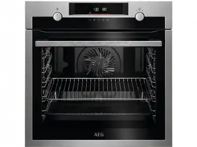 Horno - AEG BPE53516XM, Multifunción, Pirolítico, 71 l, Anillo térmico, 60 cm, Inox Antihuellas