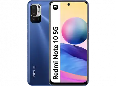 Móvil - Xiaomi Redmi Note 10 5G, Azul, 128GB, 4GB RAM, 6.5" FHD+, MediaTek Dimensity 700, 5000 mAh, Android