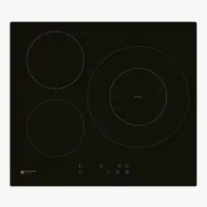 Placa De Inducción 60 Cm 3 Zonas De Cocinado Emih320-3f