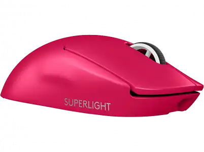 Ratón gaming - Logitech G Pro X Superlight 2, Lightspeed, Inalámbrico-USB, 32.0000ppp, PC-Mac, Botones personalizables, Sensor Hero, Magenta