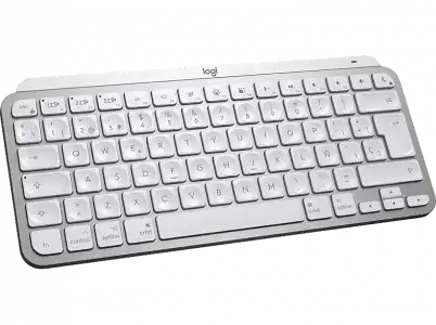 Teclado inalámbrico - Logitech MX Keys Mini, Para Apple/Mac, Retroiluminación, Bluetooth, Botones easy-switch, Carga rápida, Gris