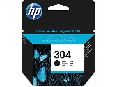 Cartucho de tinta - HP 304, Negro, N9K06AE