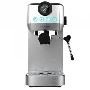 Cecotec Power Espresso 20 Steel Pro Cafetera Espresso con Nanómetro 20 Bares Acero Inoxidable