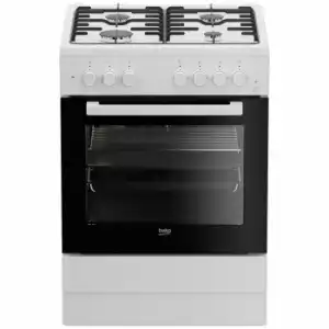 Cocina de Gas Natural Beko FSE62110DW + Horno