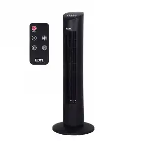 EDM 33504 Ventilador de Torre 60W Negro