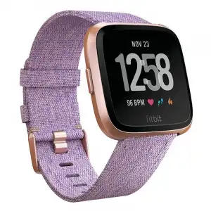 Fitbit Versa Edición Especial Tejido Lavanda/Aluminio Oro Rosa