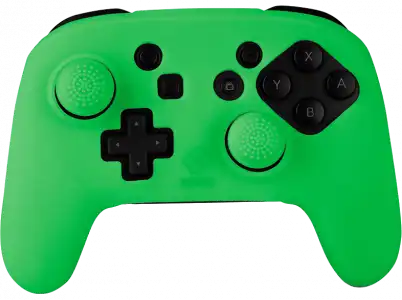 Funda + grips - FR-Tec FT1051, Para Nintendo Switch Pro Controller, Silicona, Verde