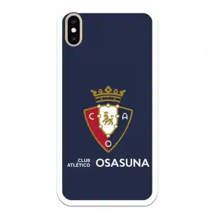 Funda Licencia Oficial CA Osasuna Escudo Fondo Azul para iPhone XS Max