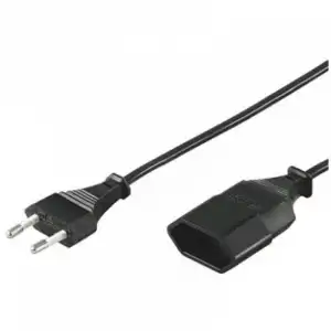 Goobay Cable de Alimentación para Extensión CEE 7/16 3m Negro