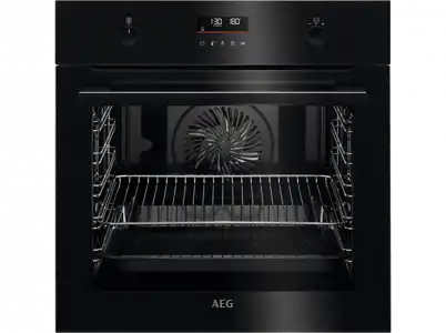 Horno - AEG BPE535160B, Multifunción, Pirolítico, 71 l, Anillo térmico, 60 cm, Negro