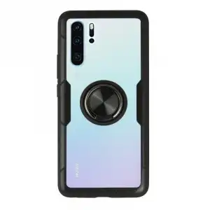 Ksix Funda 360 Ring Transparente para Huawei P30 Pro